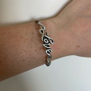 Alex and Ani vintage Love wrap Bracelet